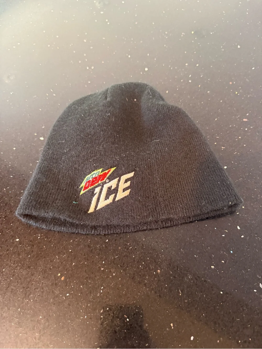 Mountain Dew Ice Black Knit Beanie